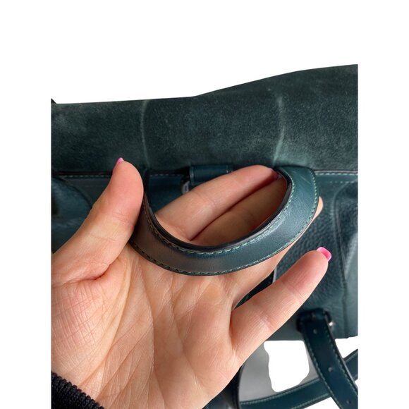 Coach Kleo Backpack Forest Green Leather Suede C7253 - Picture 9 of 10